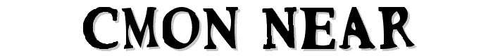 CMON NEAR font